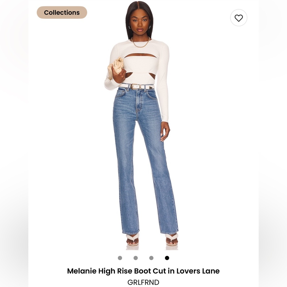 GRLFRND Lovers Lane Boot Cut Jeans